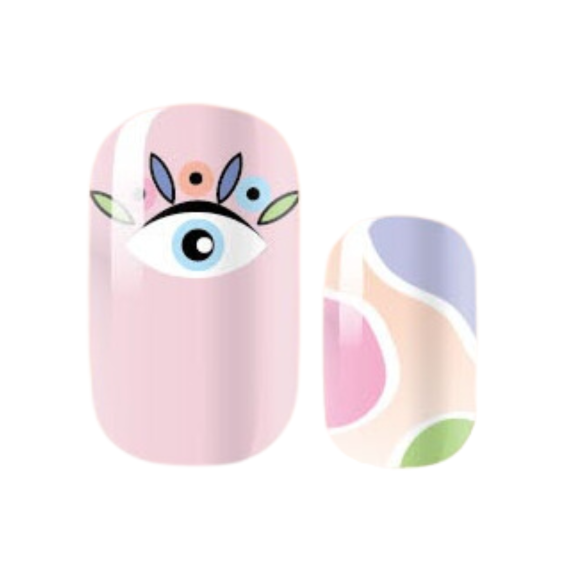 Vernis autocollant pastel
