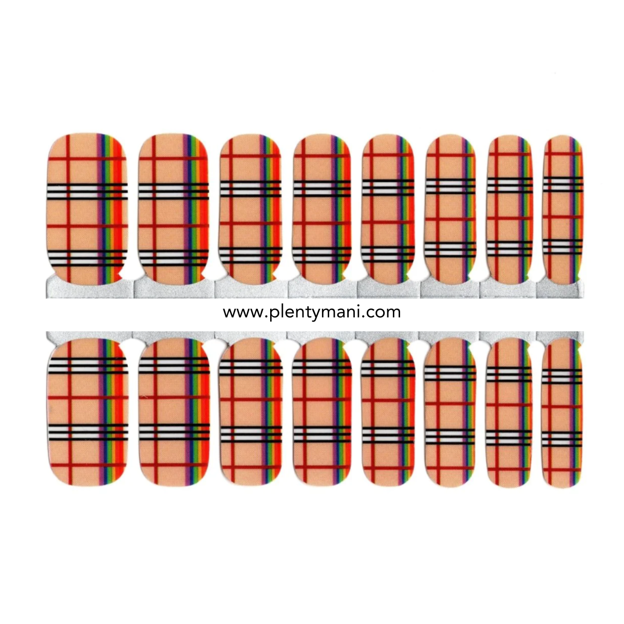 vernis autocollant tartan