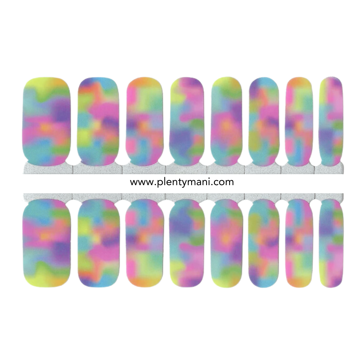 vernis autocollant tie-dye