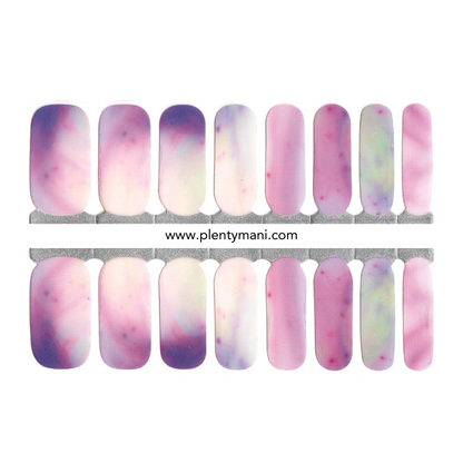 Vernis autocollant dégradé pastel