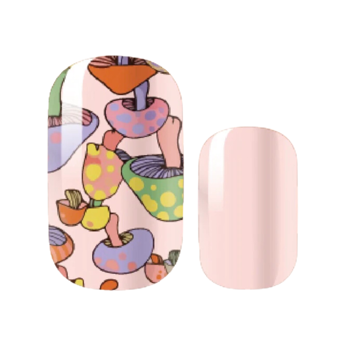 Vernis autocollant champignons